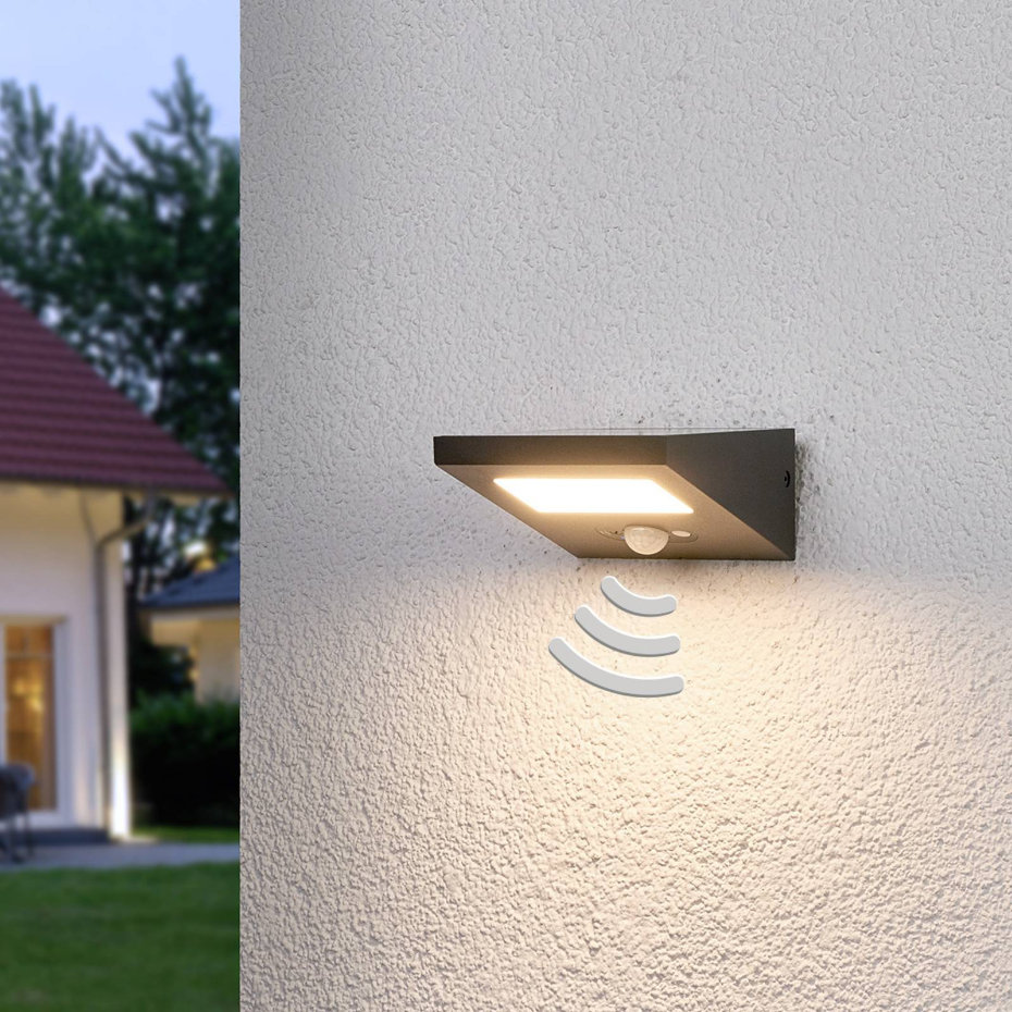 Lampe solaire extérieure en aluminium, Felin