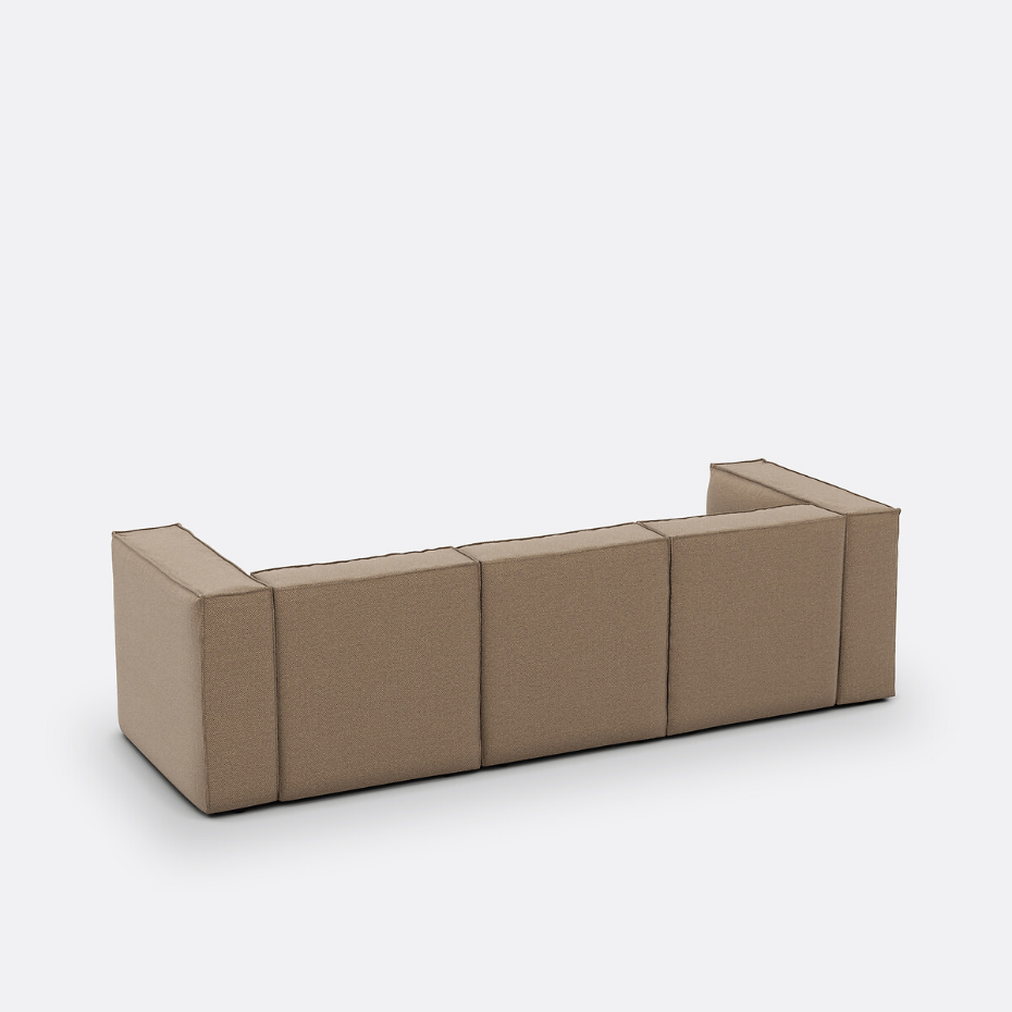 Modulable 3 places, tissu texturé, Seven