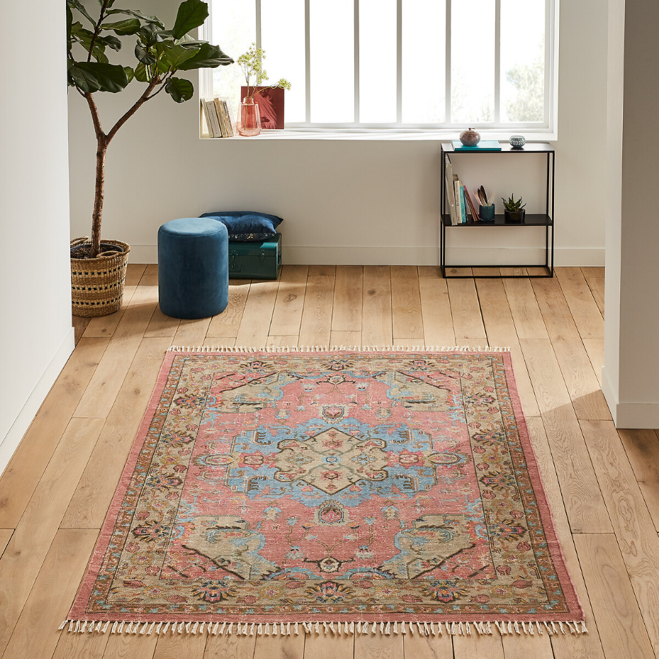 Tapis vintage en coton, Lexy