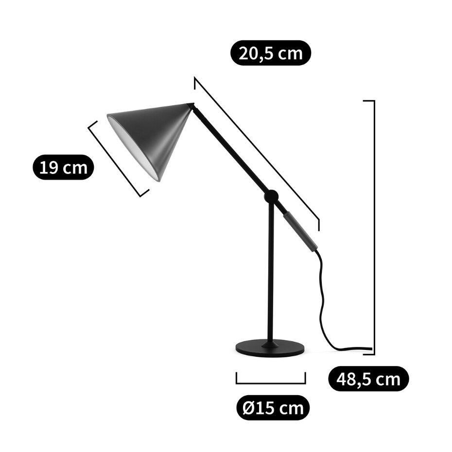 Lampe de bureau articulée, Moke