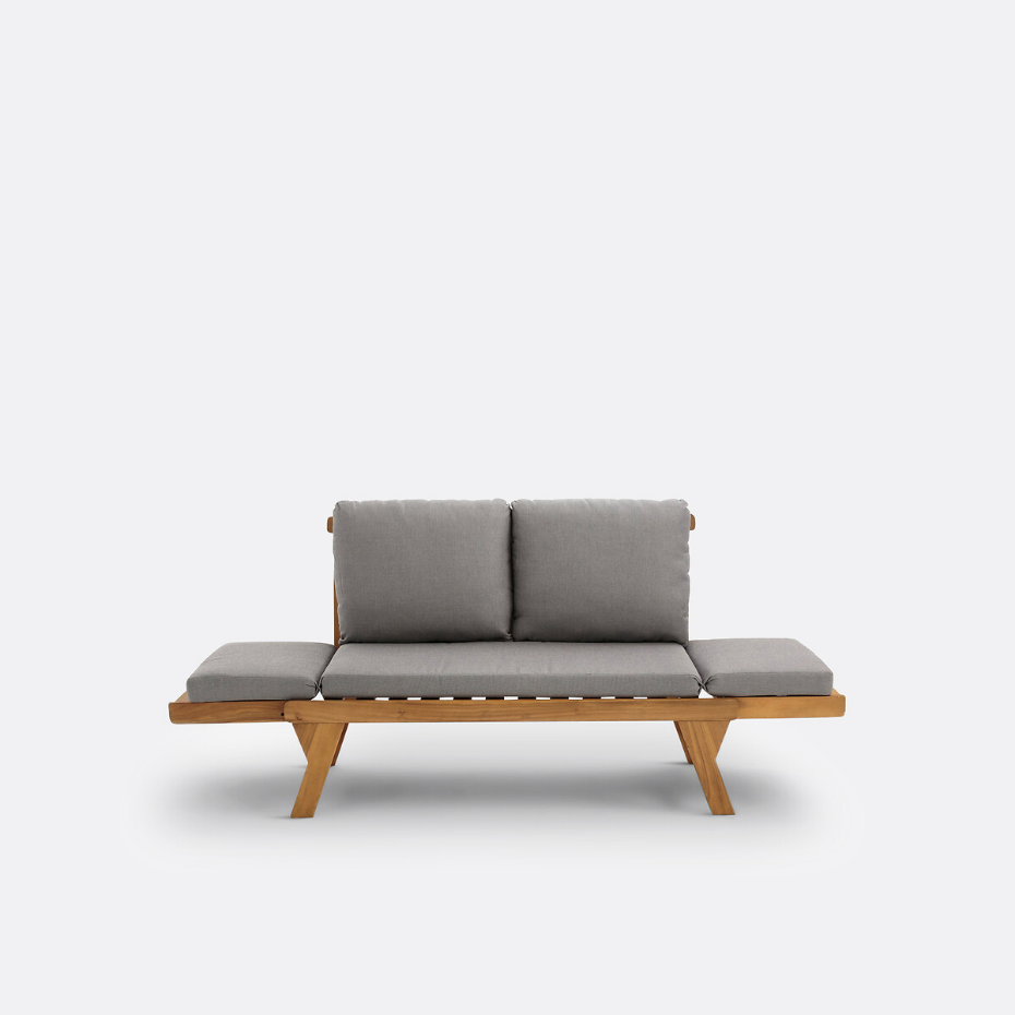 Canapé de jardin modulable Celena