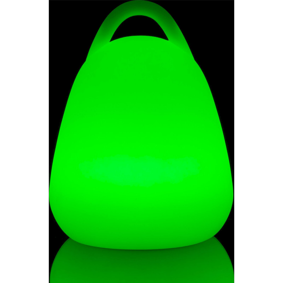 Lampe de table LED en plastique avec anse pour extérieur