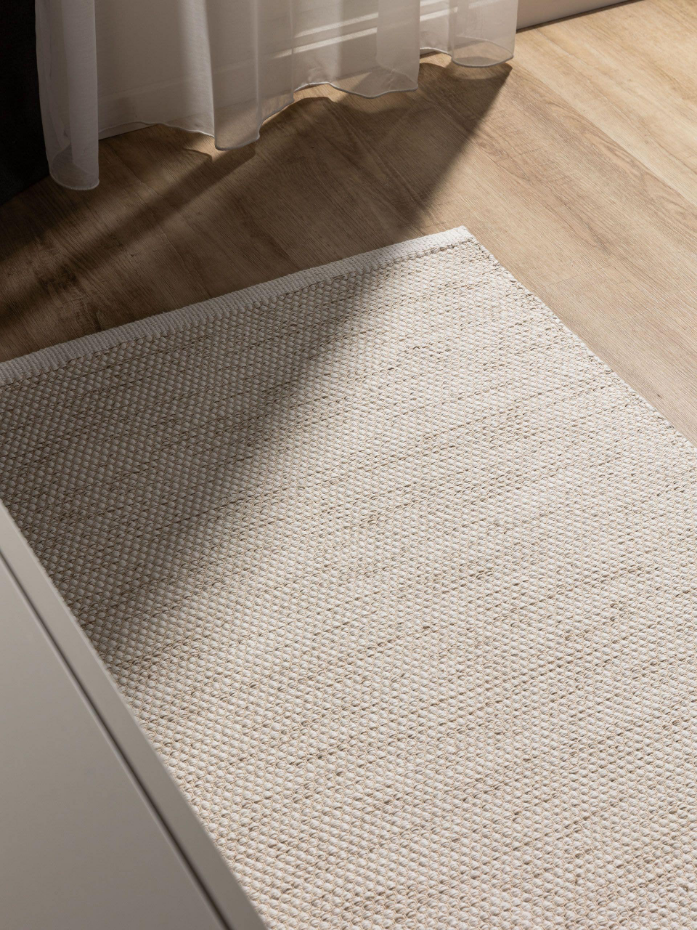 Tapis de couloir en coton tissé main RON