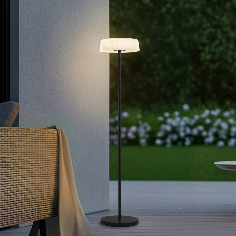 Lampe solaire extérieur en métal moderneLED
