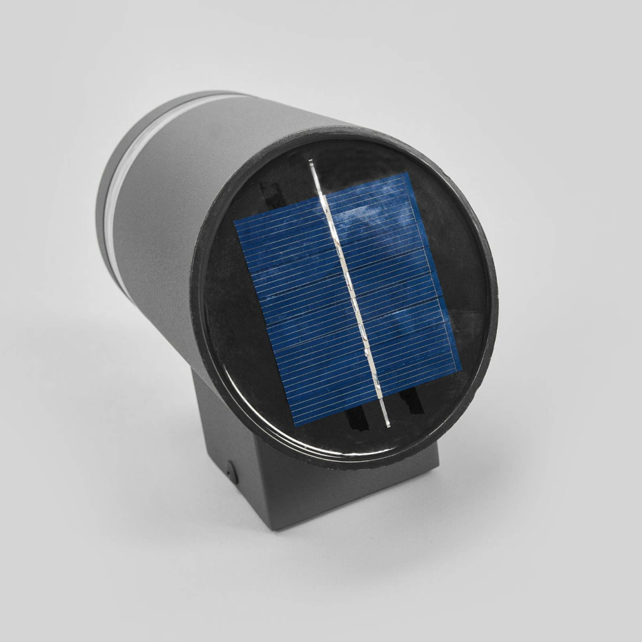Lampe solaire extérieure en inox moderneLED