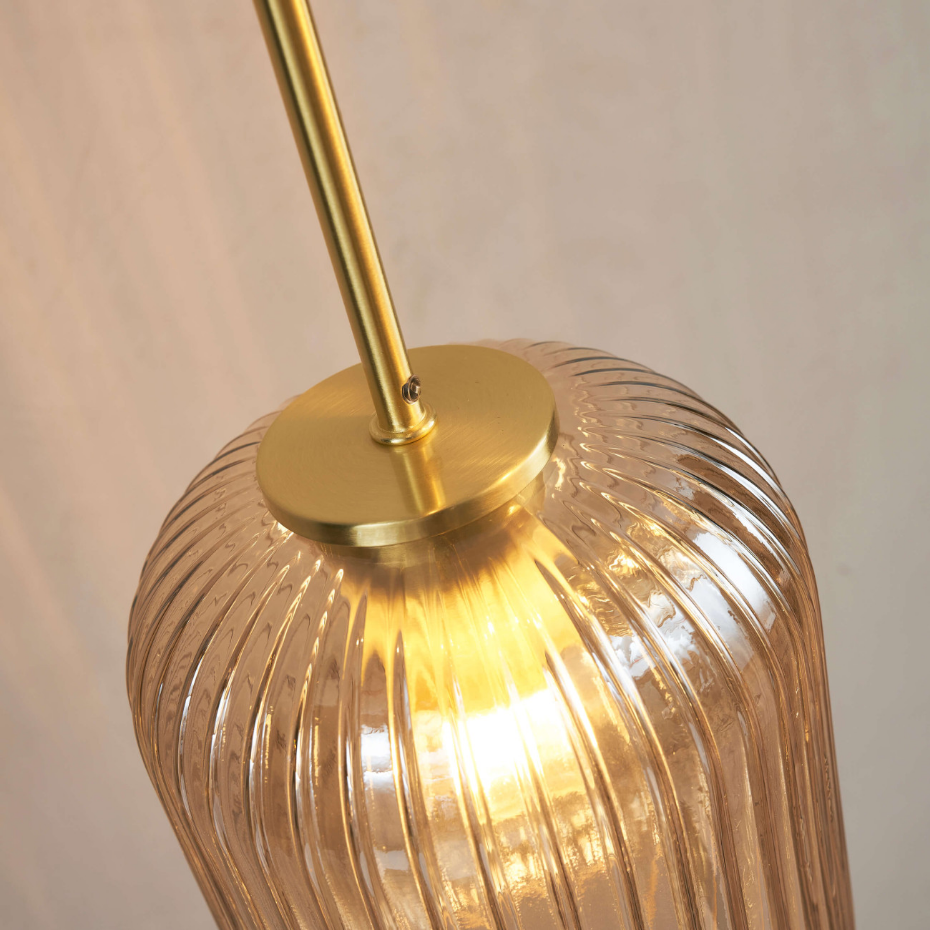 Suspension en verre texturé - ROSALIA