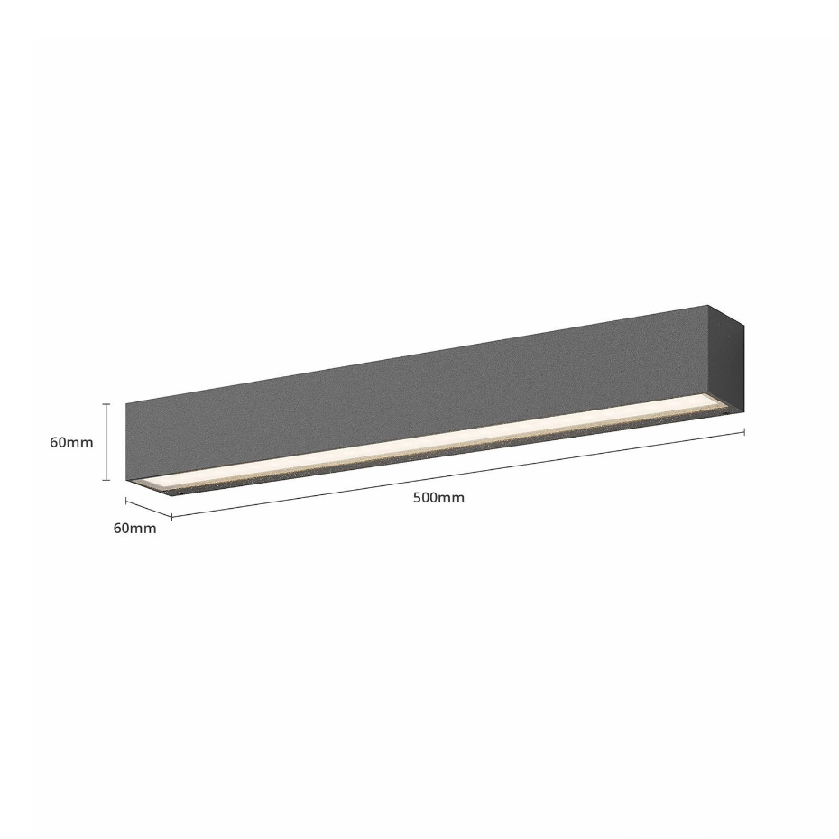 Applique extérieure en aluminium moderneLED