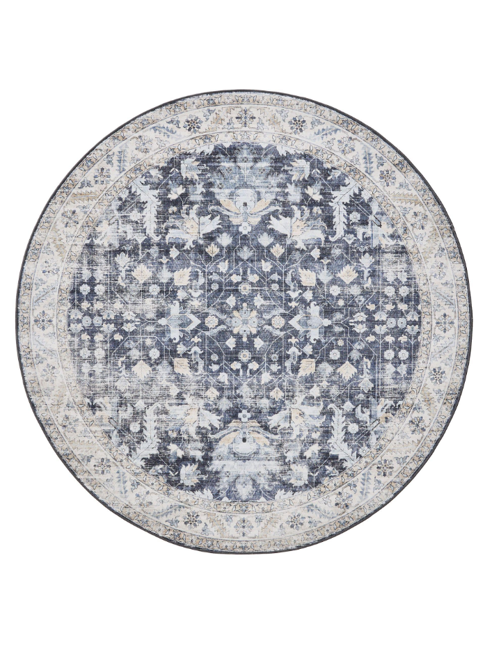 Tapis rond lavables GEORGE