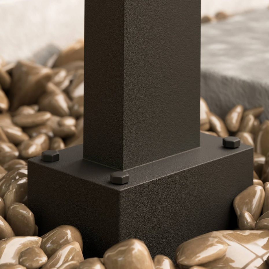 Luminaire extérieur en aluminium moderne