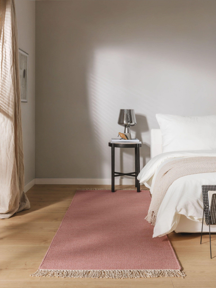 Tapis de couloir en laine tissé main LIV