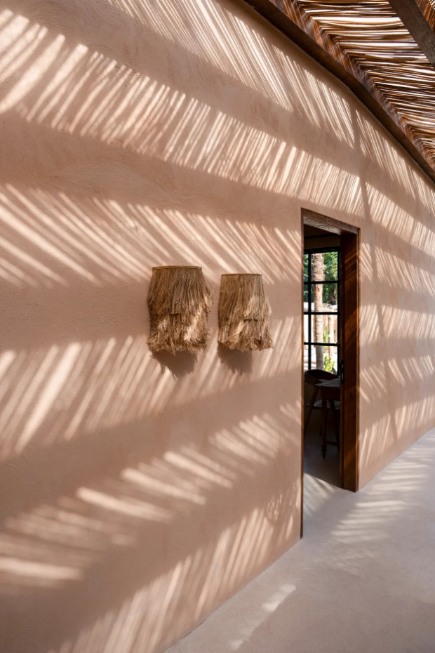 Applique murale en herbe ABACA