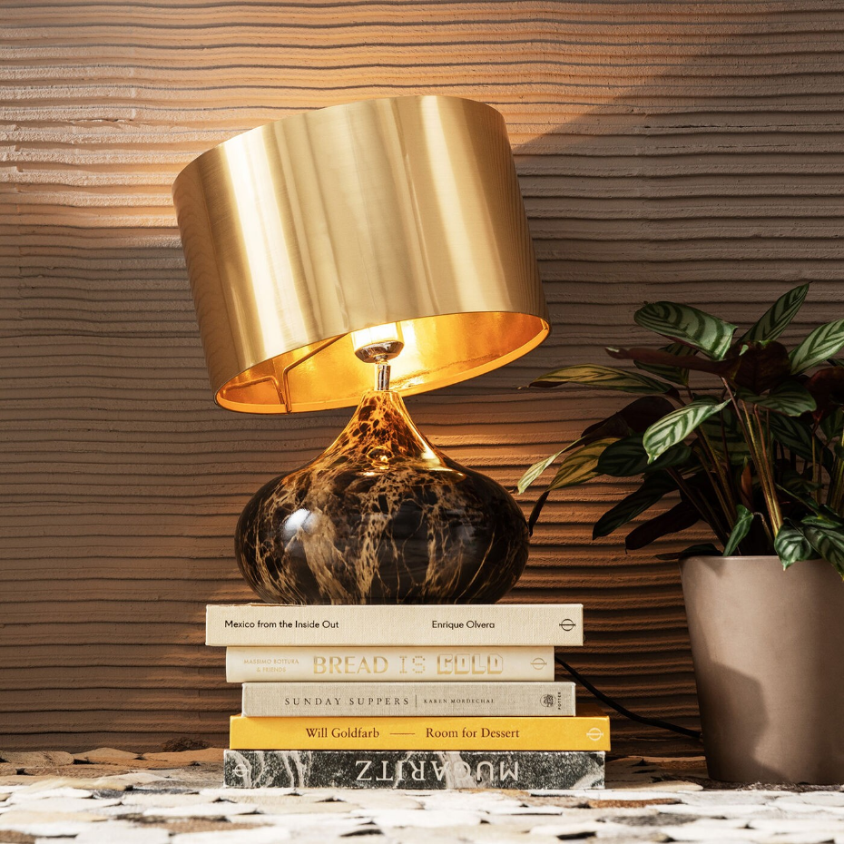 Lampe effet marbre 41cm, MAMO DELUXE