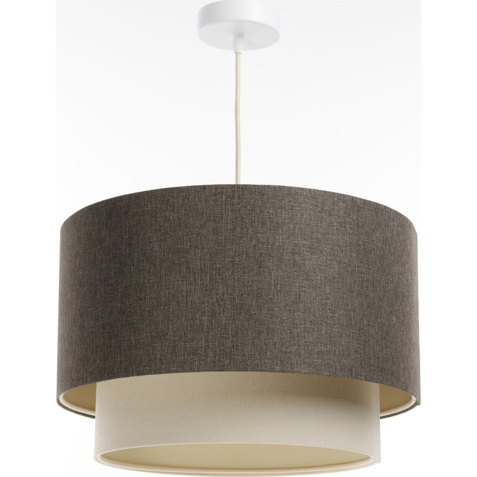 Suspension ronde en tissu style boho elegant