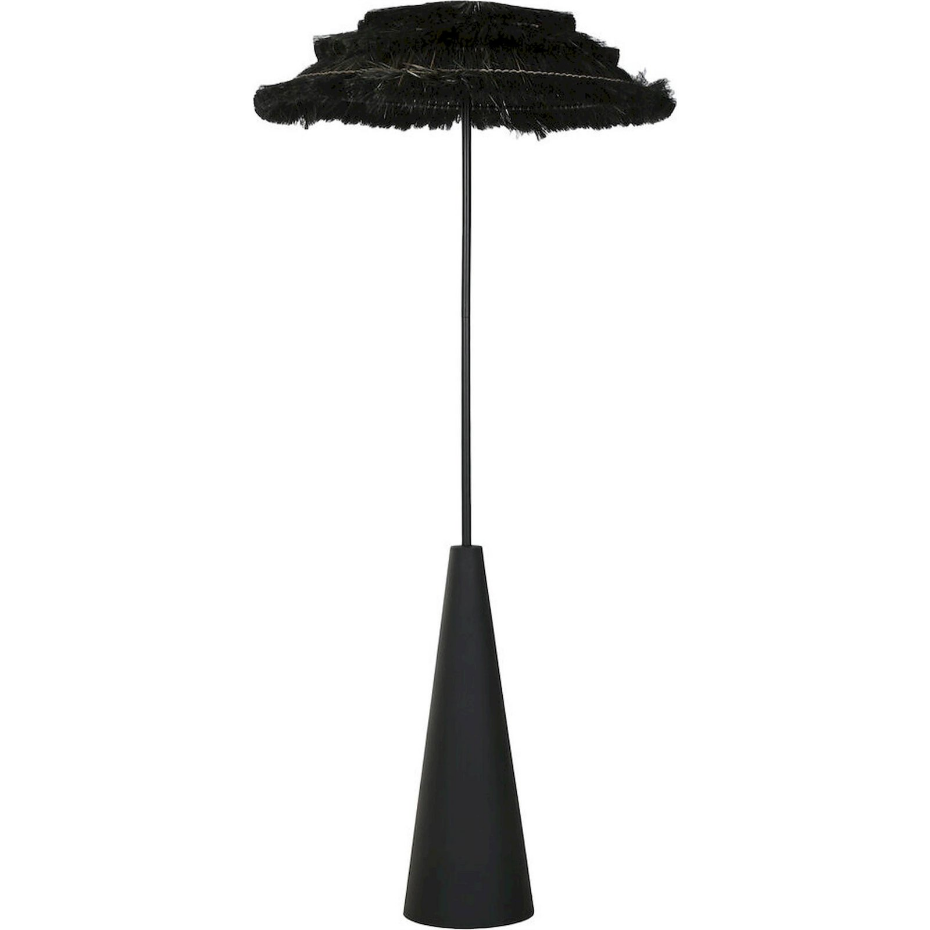 Lampadaire rond en métal style tropical
