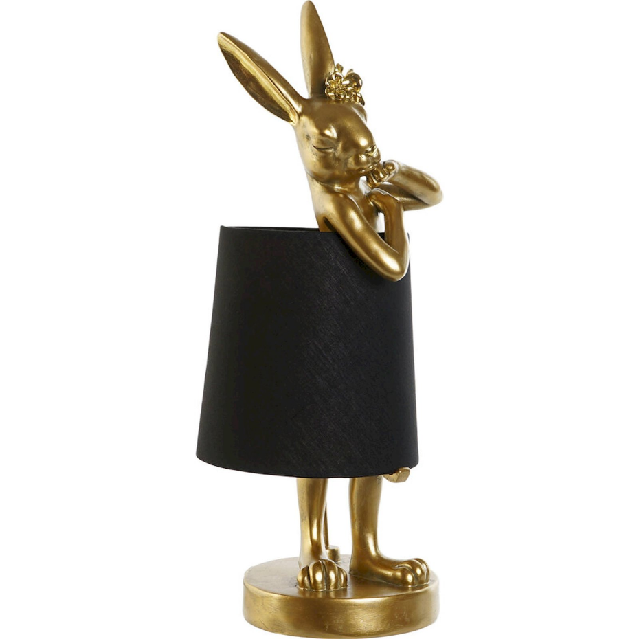Lampe de table lapin en résine ronde Moderno