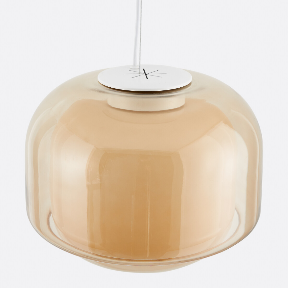 Suspension en verre coloré Ø30,5 cm, KINOKO