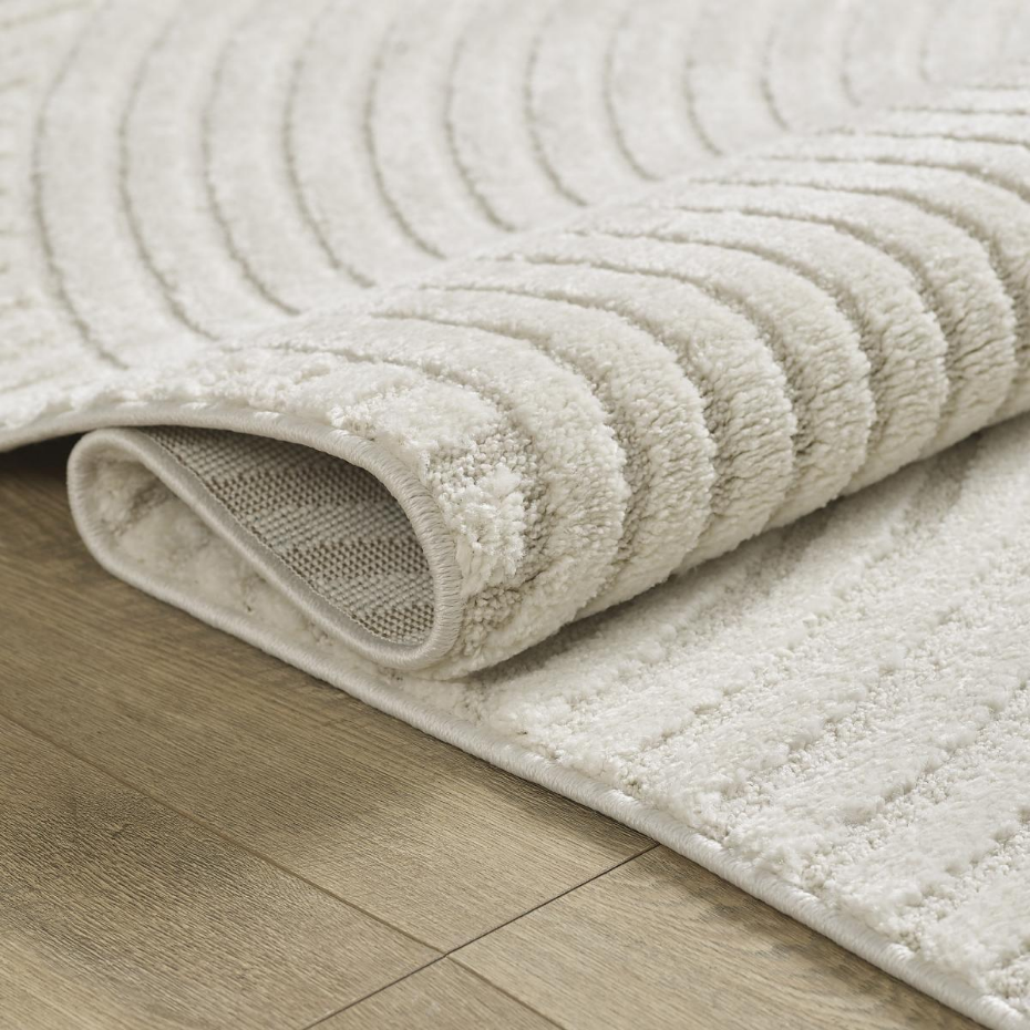 Tapis tissé à motif simple LYN9 B pour salon et chambre à coucher