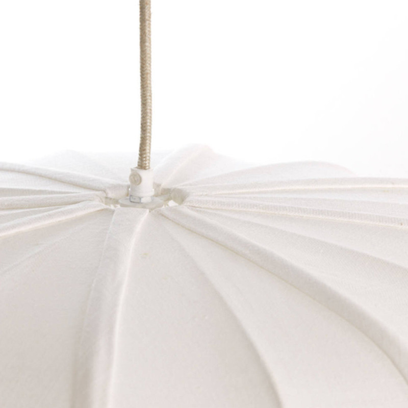 Suspension tissu blanc Diam 60 Zubedo