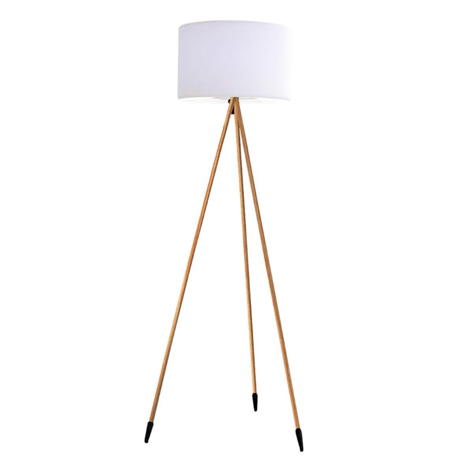 Lampadaire d'extérieur sans fil TAMBOURY WOOD RGB H150cm