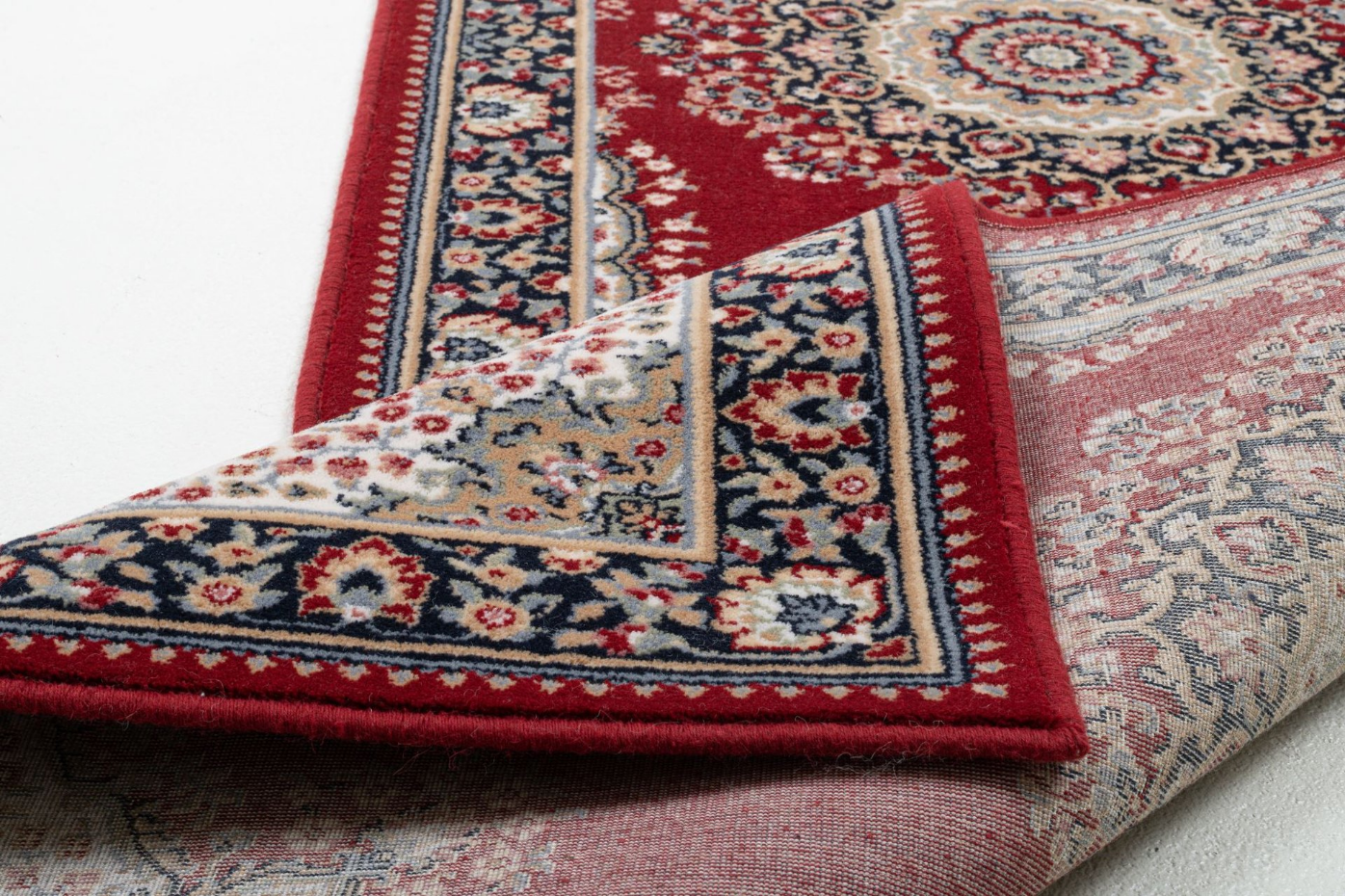 Tapis couloir floral Dolna, tissé, laine, d'orient