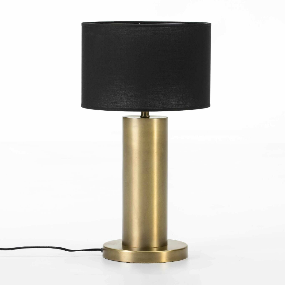 Lampe de table en métal sans abat-jour