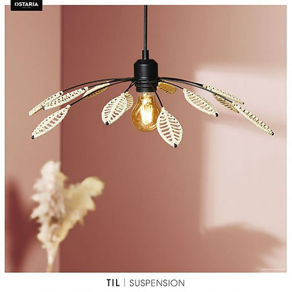 Suspension Métal Corde Til Naturel D50