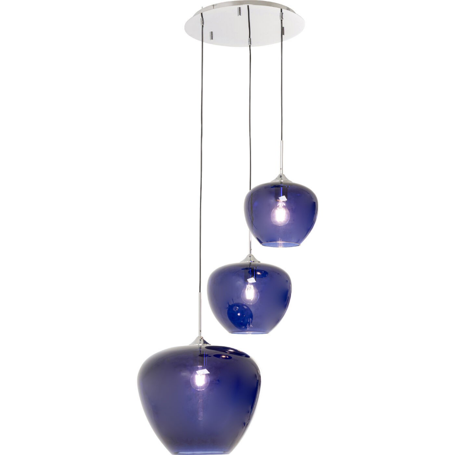 Suspension en verre et acier, SPHERE