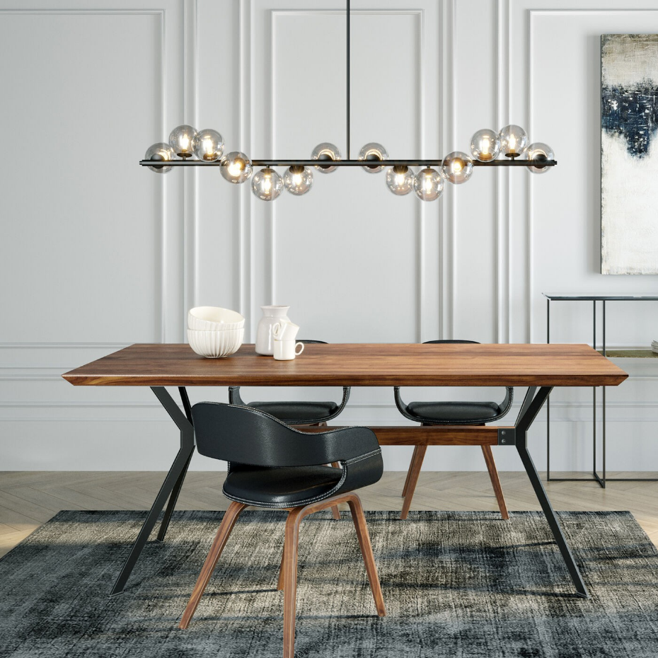Suspension en verre et acier, SCALA BALLS