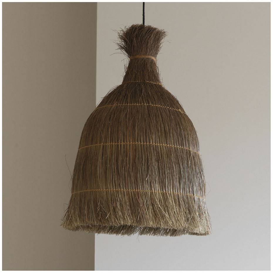 Suspension fibre de canne à sucre naturelle dia 51x72