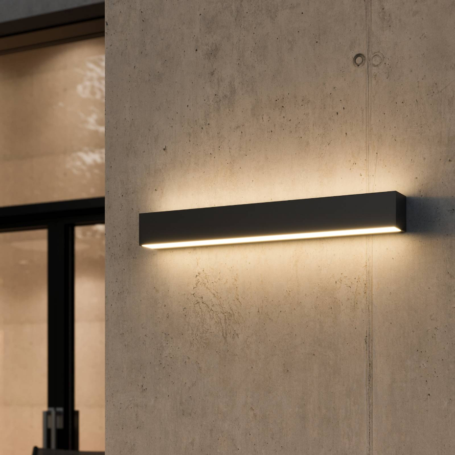 Applique extérieure en aluminium moderneLED