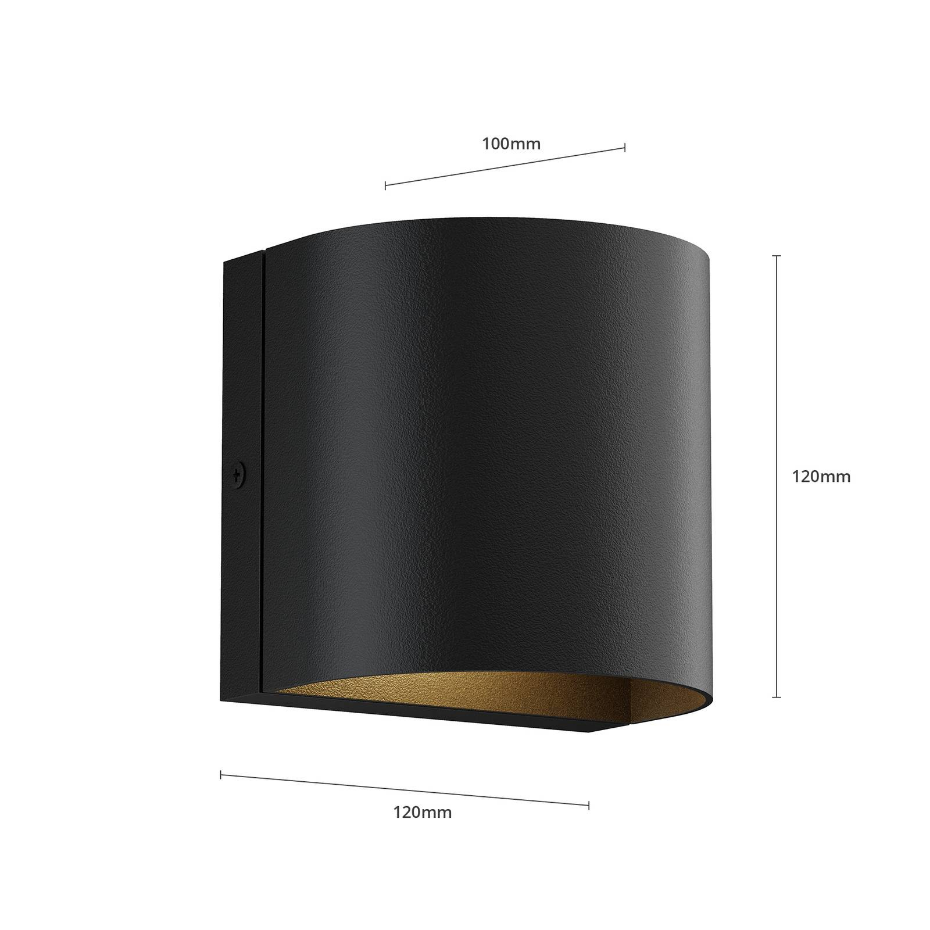 Applique extérieure en aluminium moderneLED