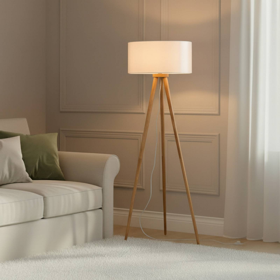 Lampadaire en textile scandinave, Charlia