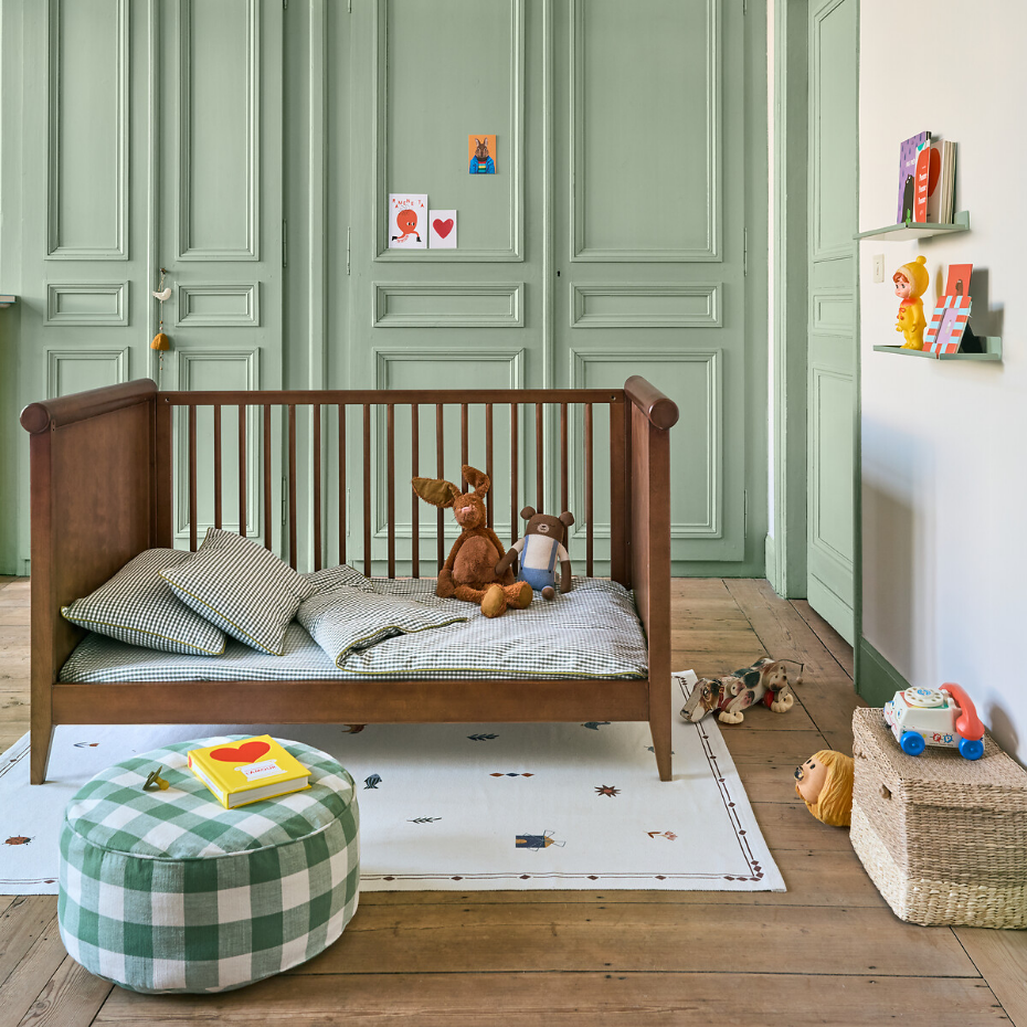 Tapis enfant en coton recyclé, Nalya