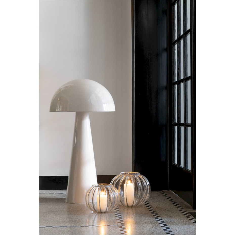Lampe champignon en métal rond style design extra large