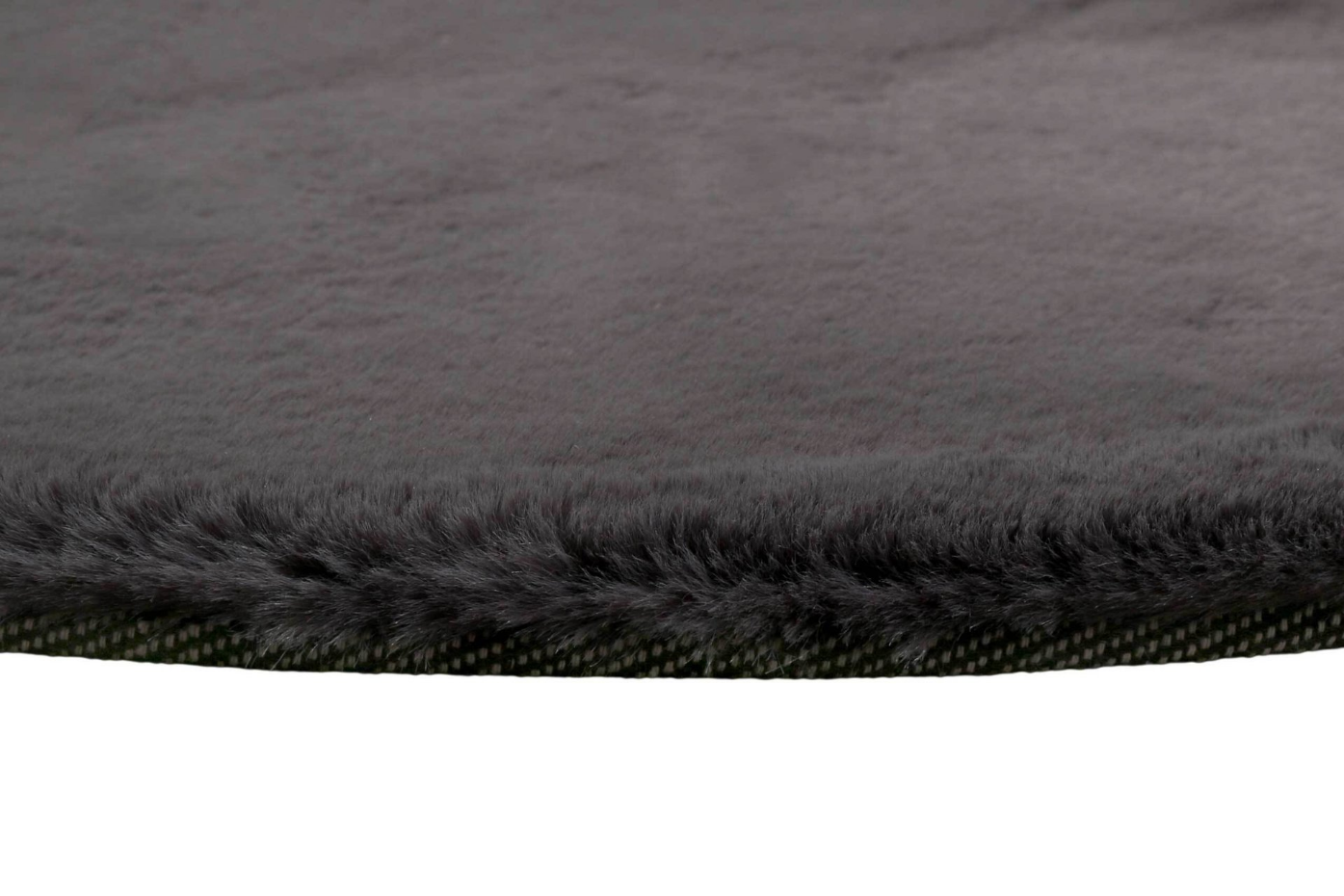 Tapis rond très moelleux à poils longs ,  Alice