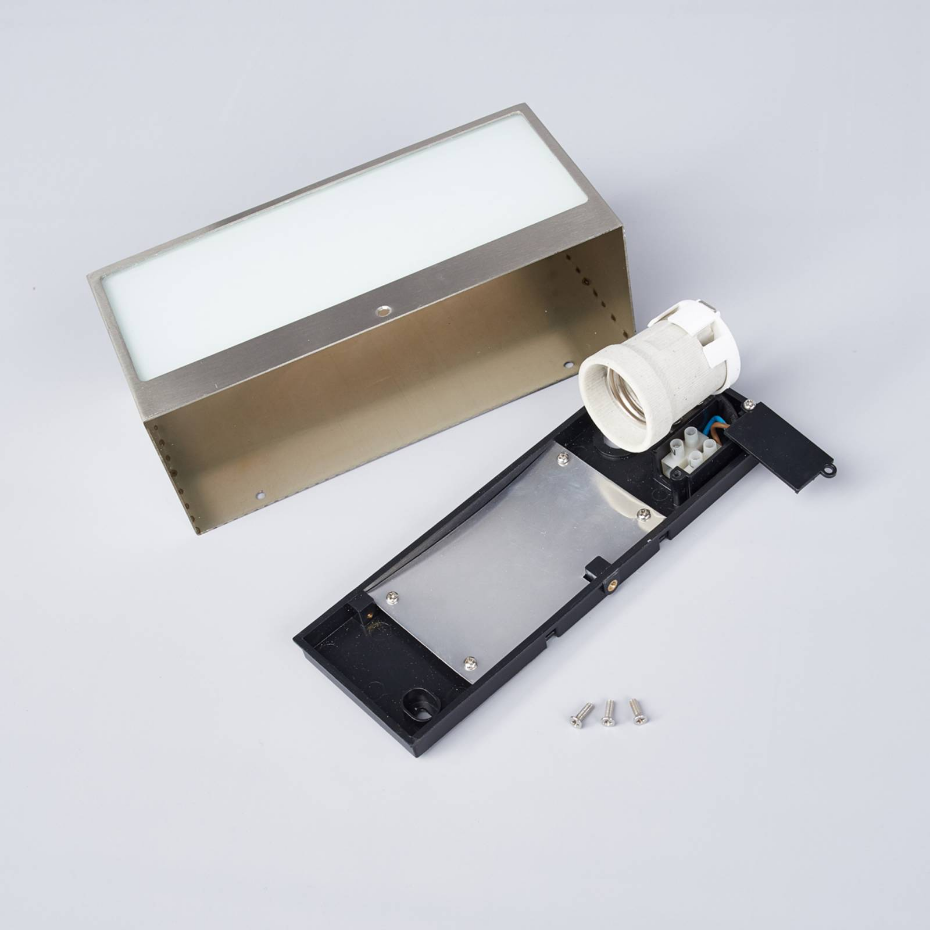 Applique extérieure en inox moderne, Leonora