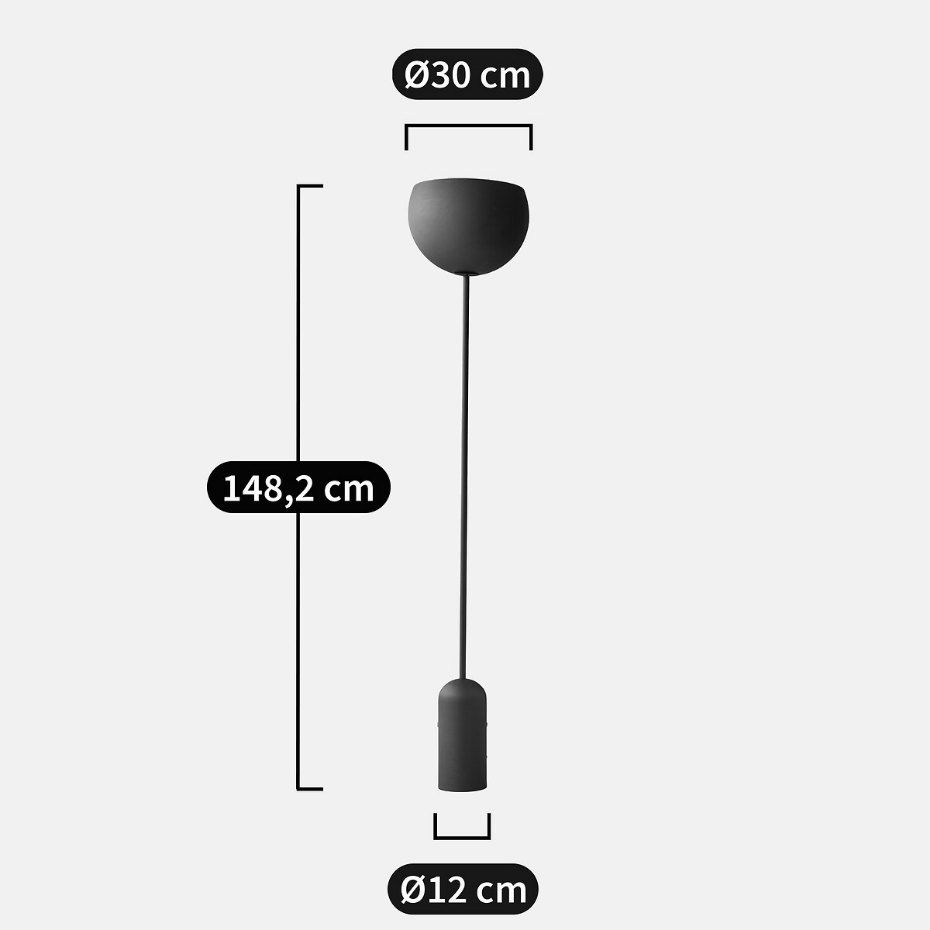 Lampadaire orientable en métal fer, Zinor