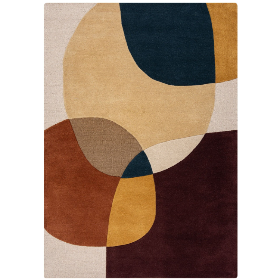 Tapis salon et chambre moderne pure laine GLEE