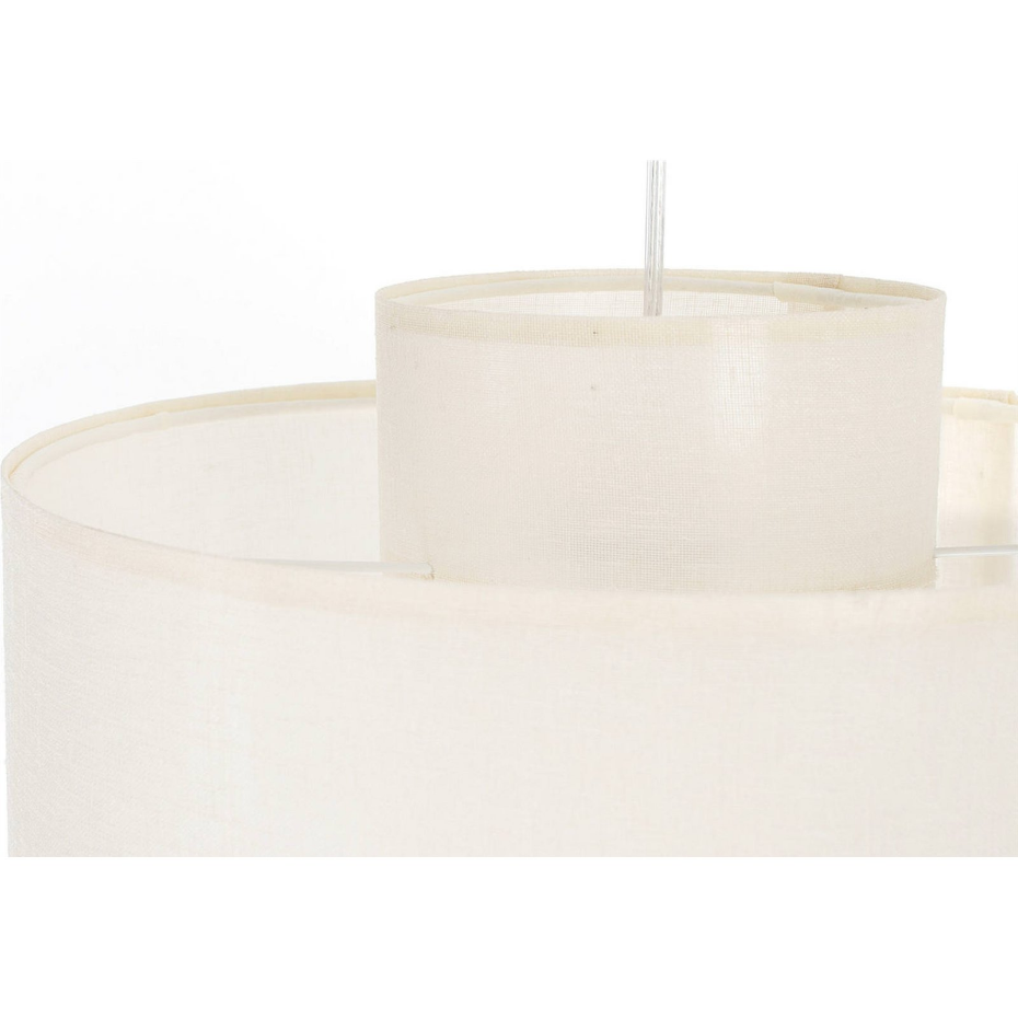 Suspension ronde en jute et lin Twin Light