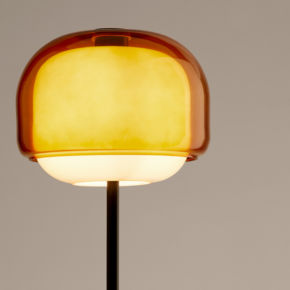 Lampadaire en verre coloré, KINOKO