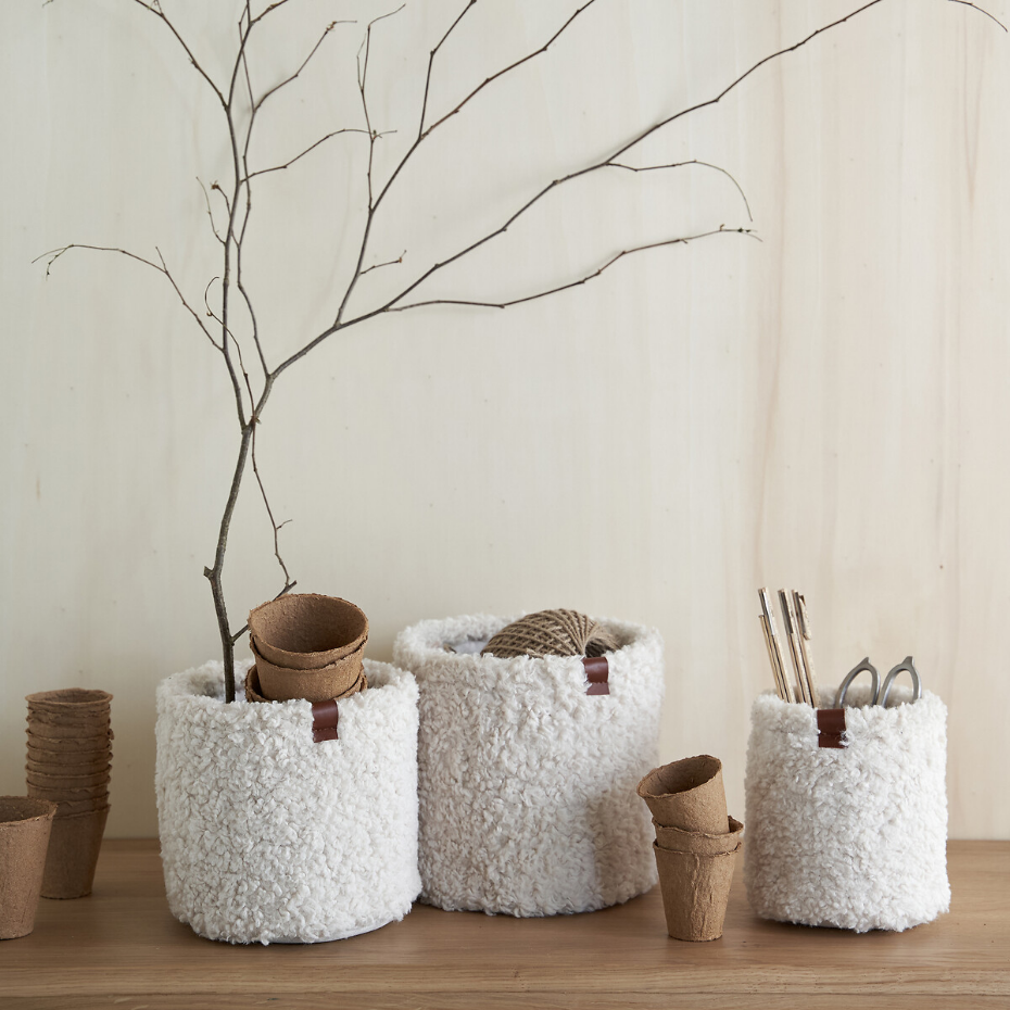 Lot de 3 paniers ronds, Boklio