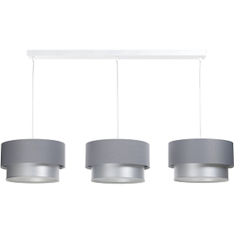Suspension rectangulaire en PVC effet satiné Duo ellegant