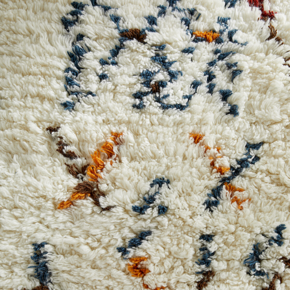 Tapis berbère épais en laine, tissé main, Naroun