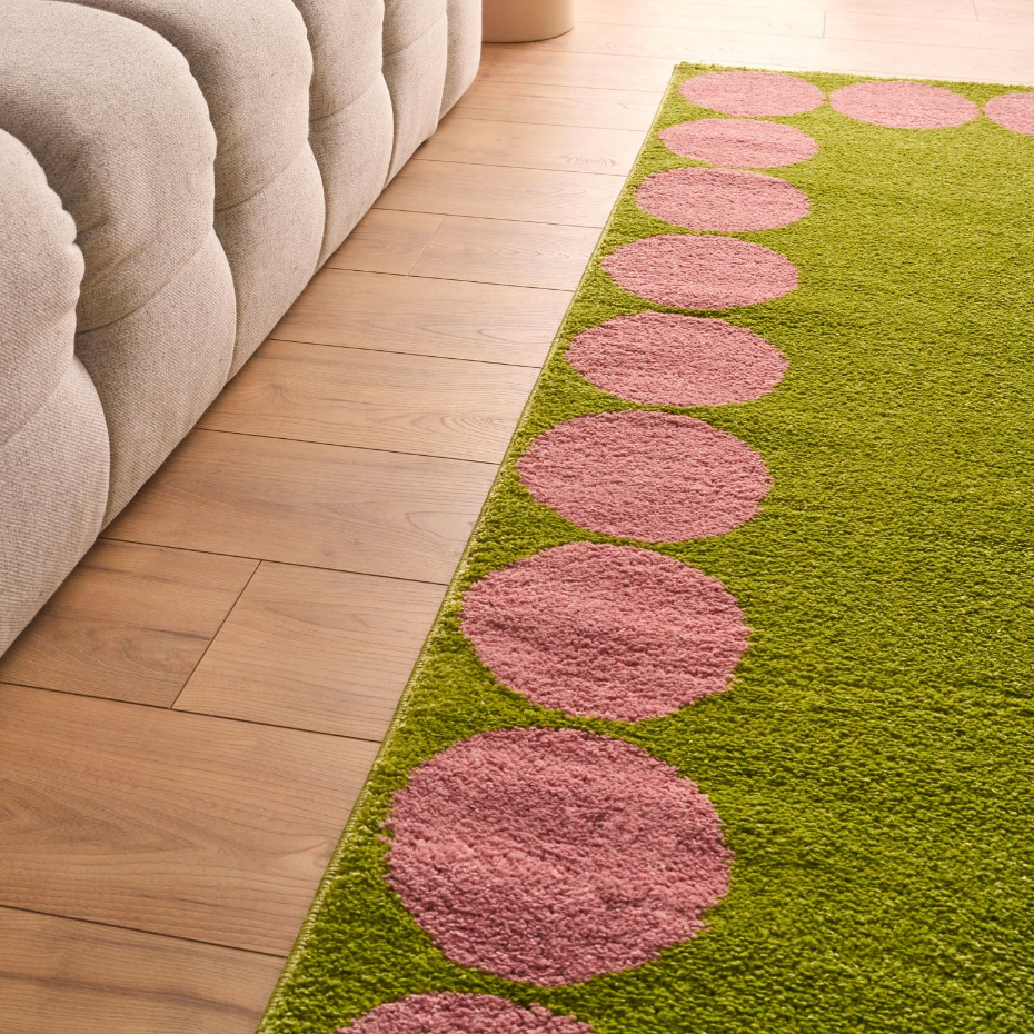 Tapis de salon vintage à poids GROOVY