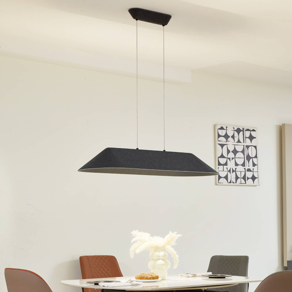 Suspension en textile moderneLED, Naelle
