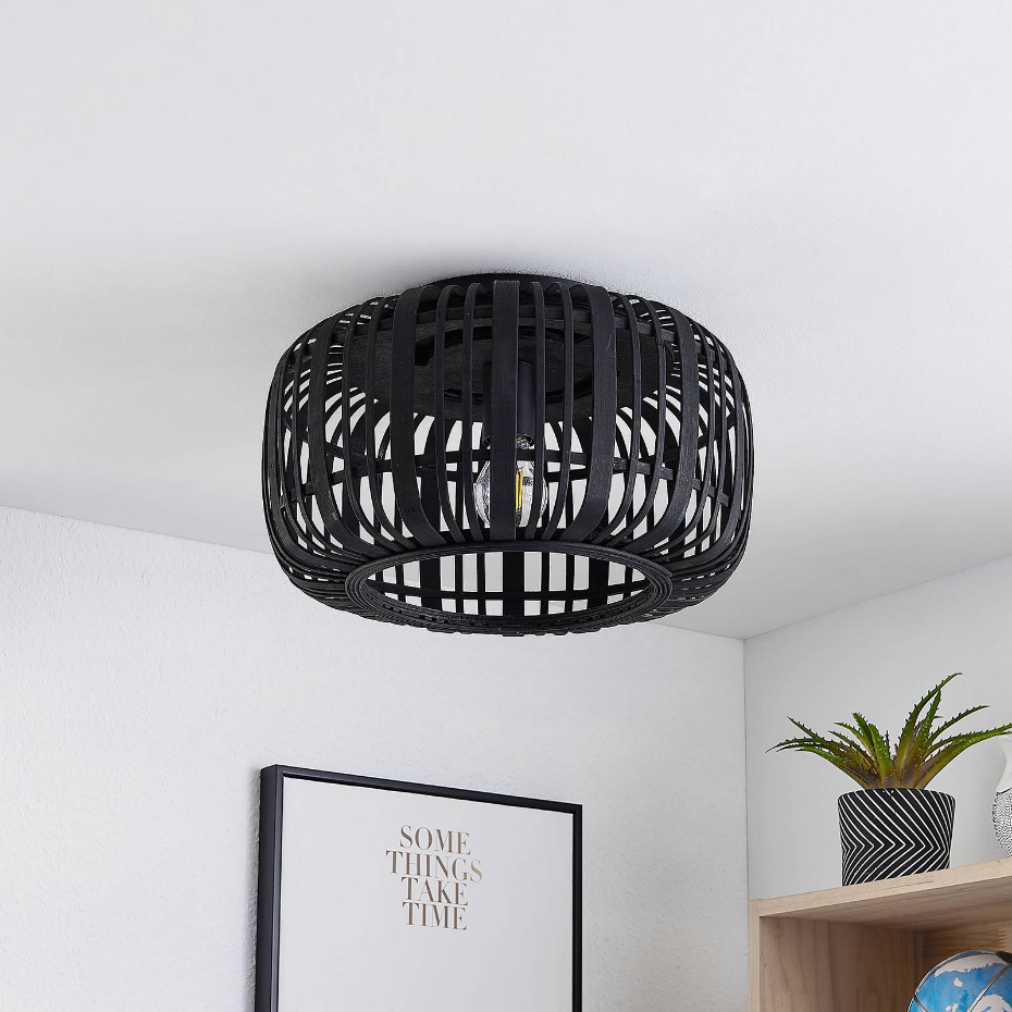 Plafonnier en bois traditionnel, Canyana