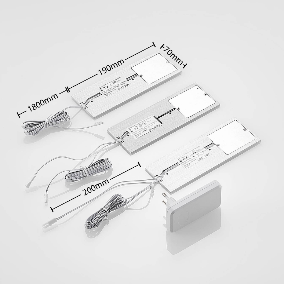 Lampes sous meuble en aluminium moderneLED