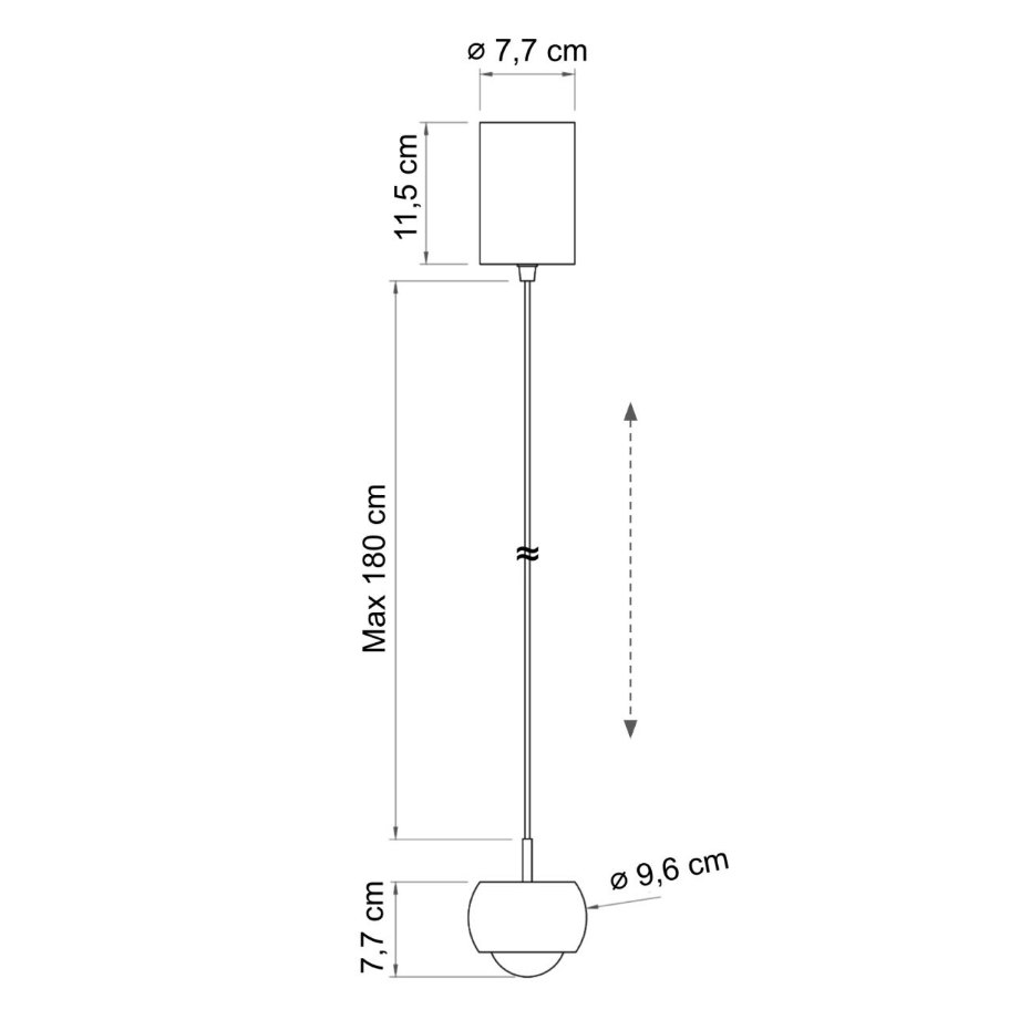 Suspension LED réglable en hauteur - FINN
