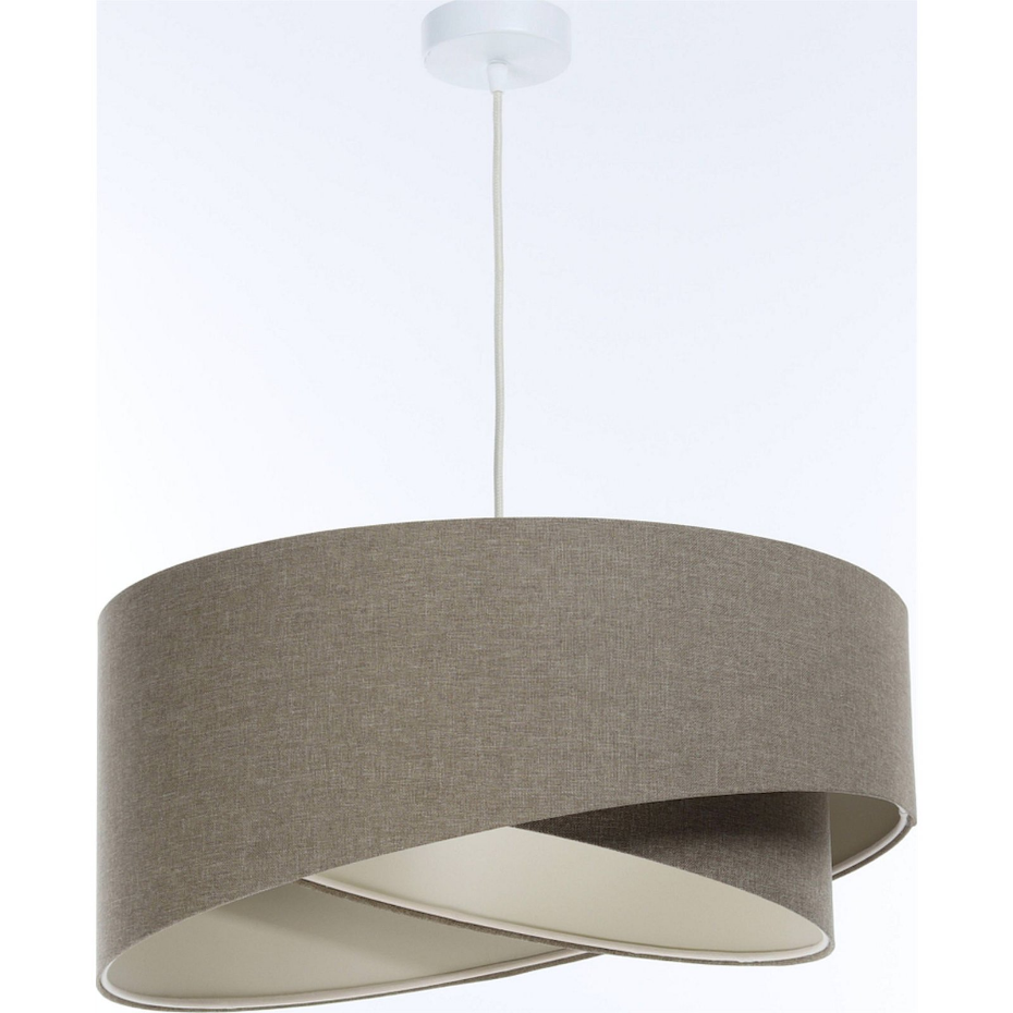 Suspension ronde en tissu style boho vintage