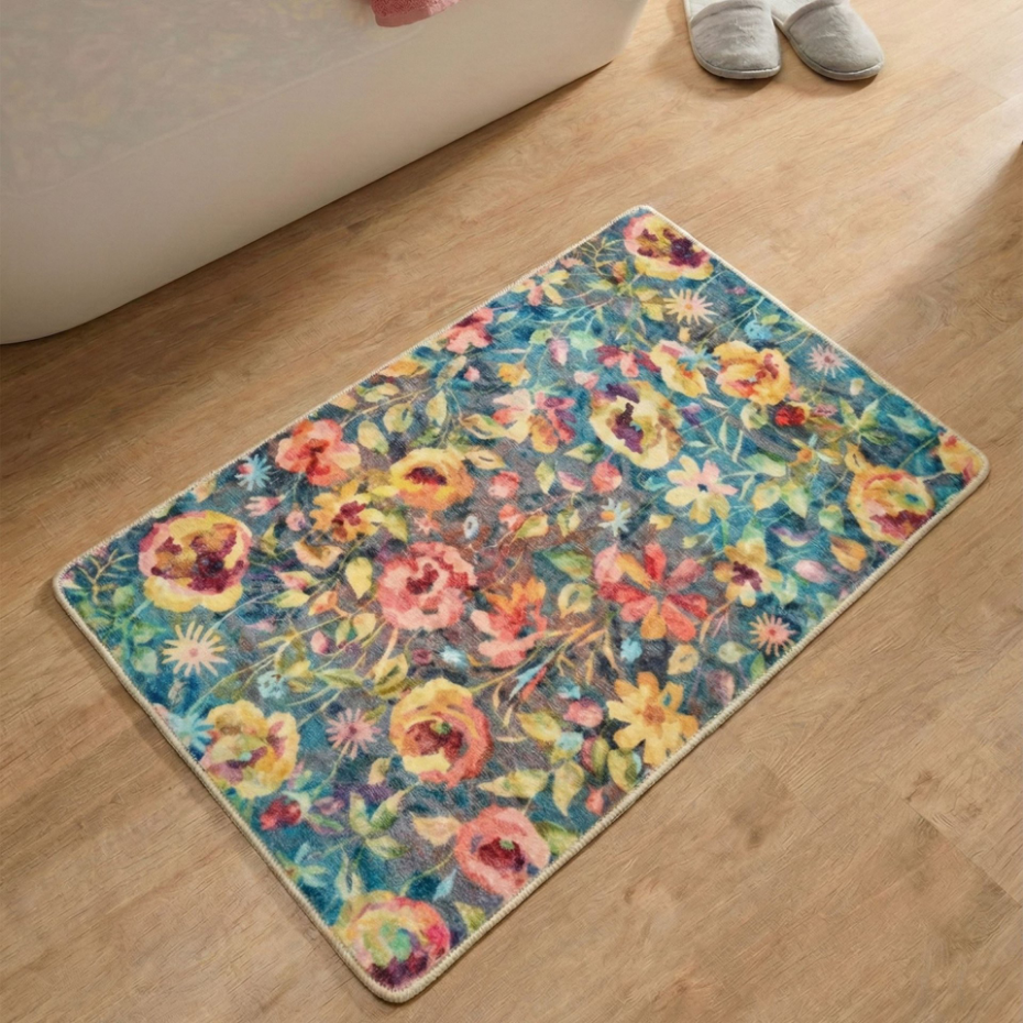 Tapis de bain imprimé doux - Aquata